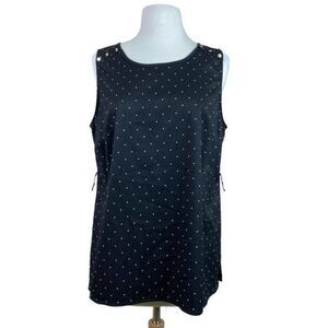 Liz Claiborne Sleeveless Blouse Size Medium